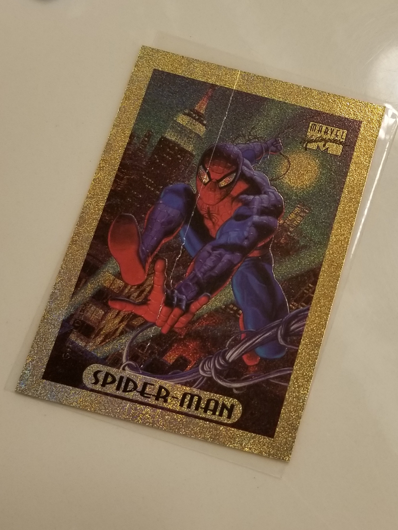 1994 Marvel Masterpieces Gold Holofoil