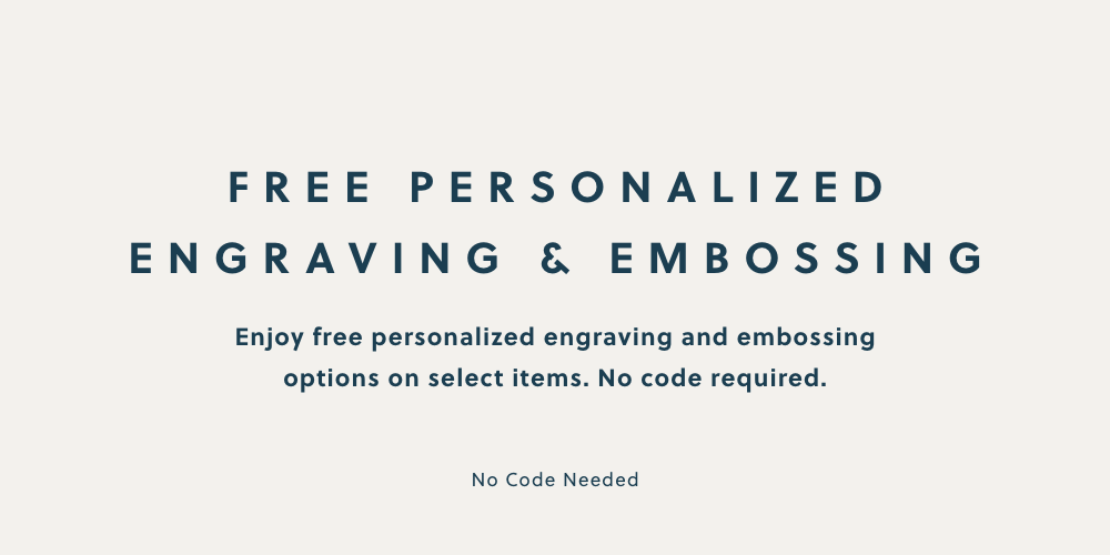 Free personalization on Fossil.com with this coupon. Free watch & jewelry engraving and free embossing on leather items. No code required.