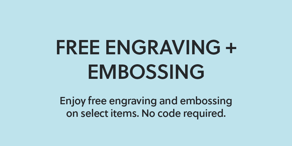 Shop the sale on Fossil.com with this coupon and promo code. Free engraving & embossing.