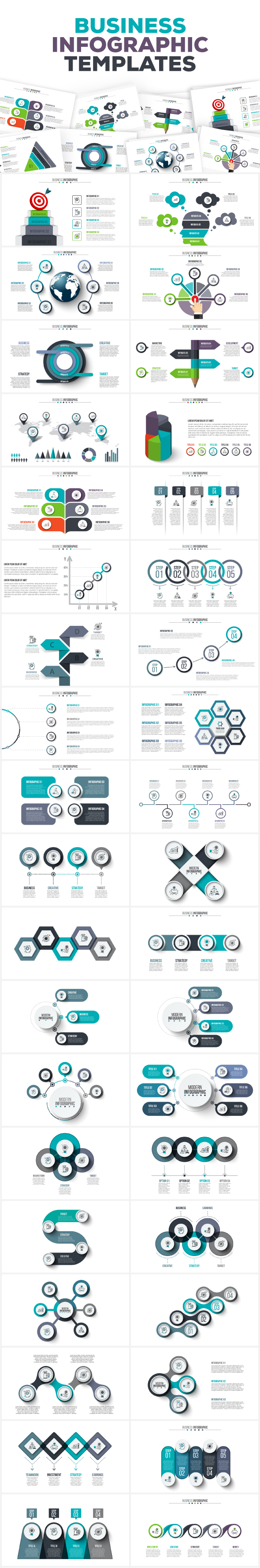 Multipurpose Infographics PowerPoint Templates - 3