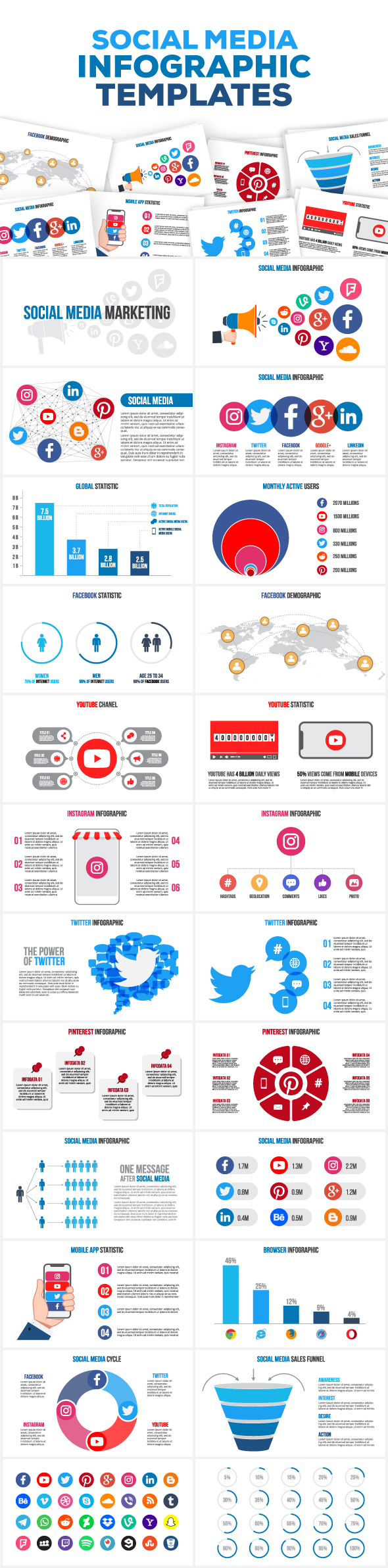 Multipurpose Infographics PowerPoint Templates - 7