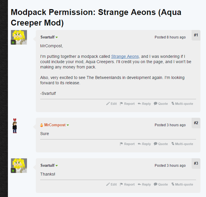 Aqua Creepers Permission screenshot